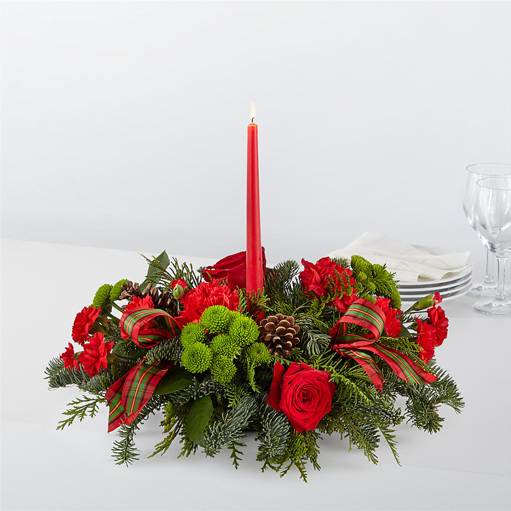 By the Candlelight Centerpiece – Sb Floral Too, Davenport IA