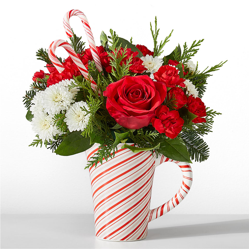 Peppermint Swirl Mug – Sb Floral Too, Davenport IA