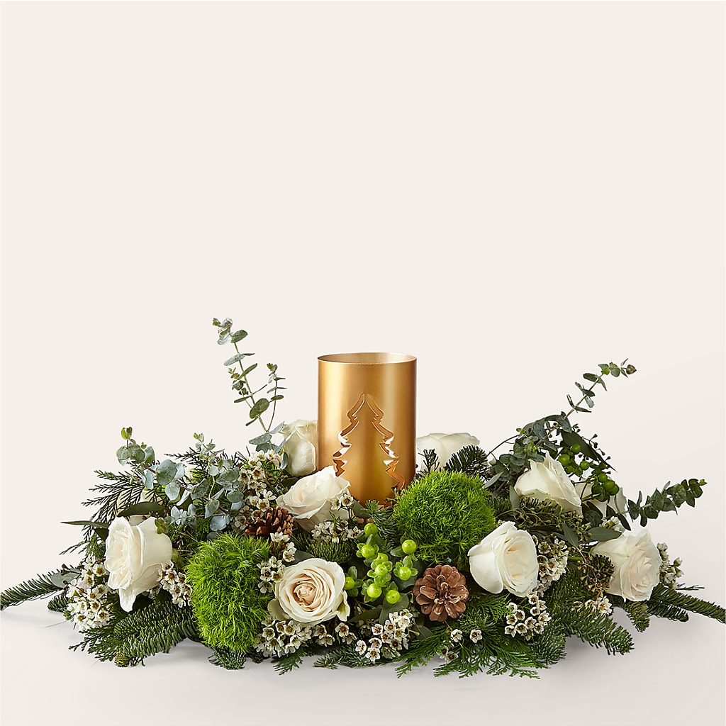 Chestnuts Roasting Centerpiece – Sb Floral Too, Davenport IA