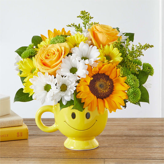 Be Happy Bouquet – Sb Floral Too, Davenport IA