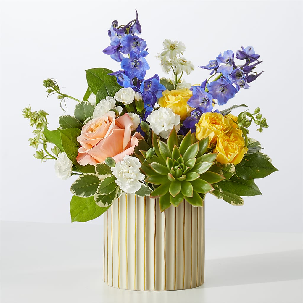 Cobalt Reverie Bouquet – Sb Floral Too, Davenport IA