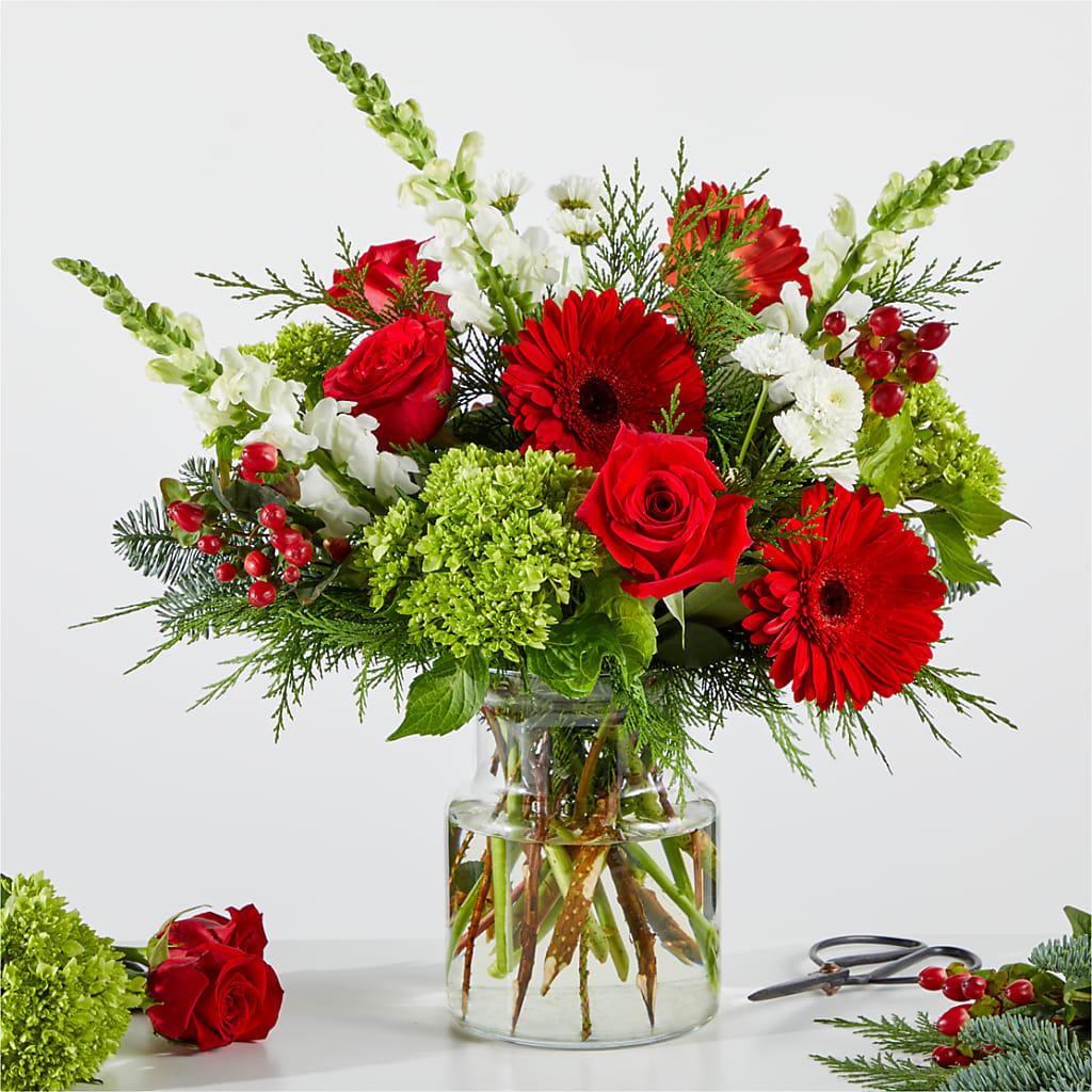 Merry Moment Bouquet – A Florist Original – Sb Floral Too, Davenport IA
