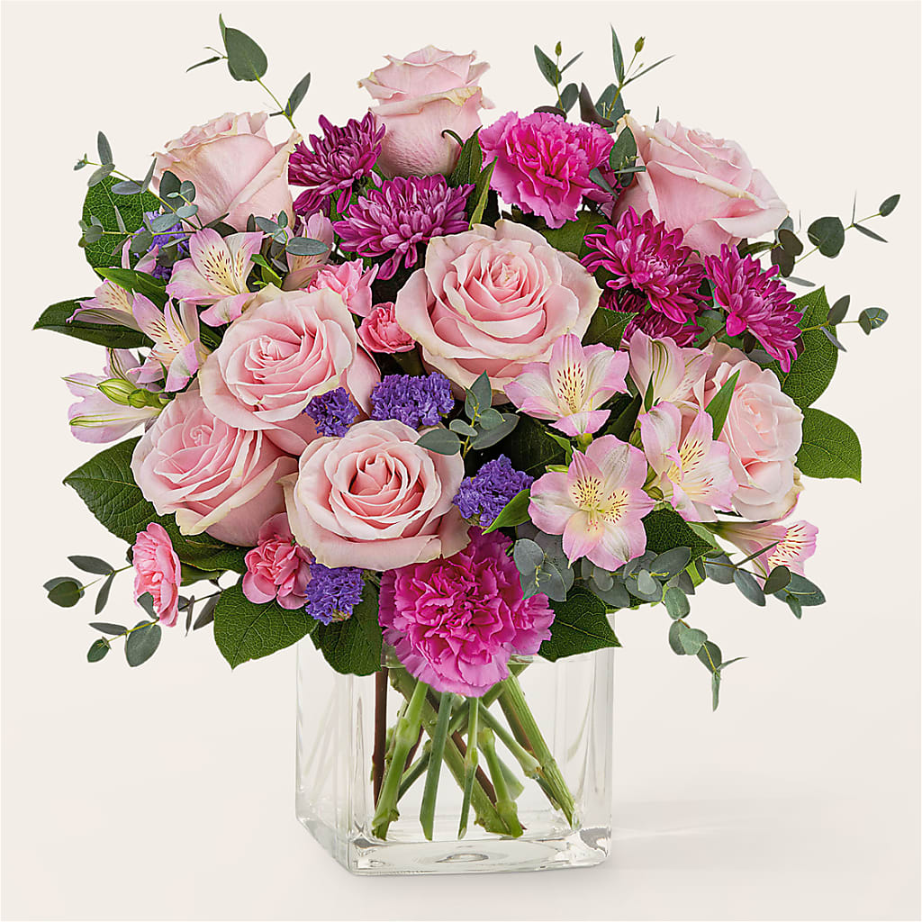 Rosy Radiance Bouquet – Sb Floral Too, Davenport IA