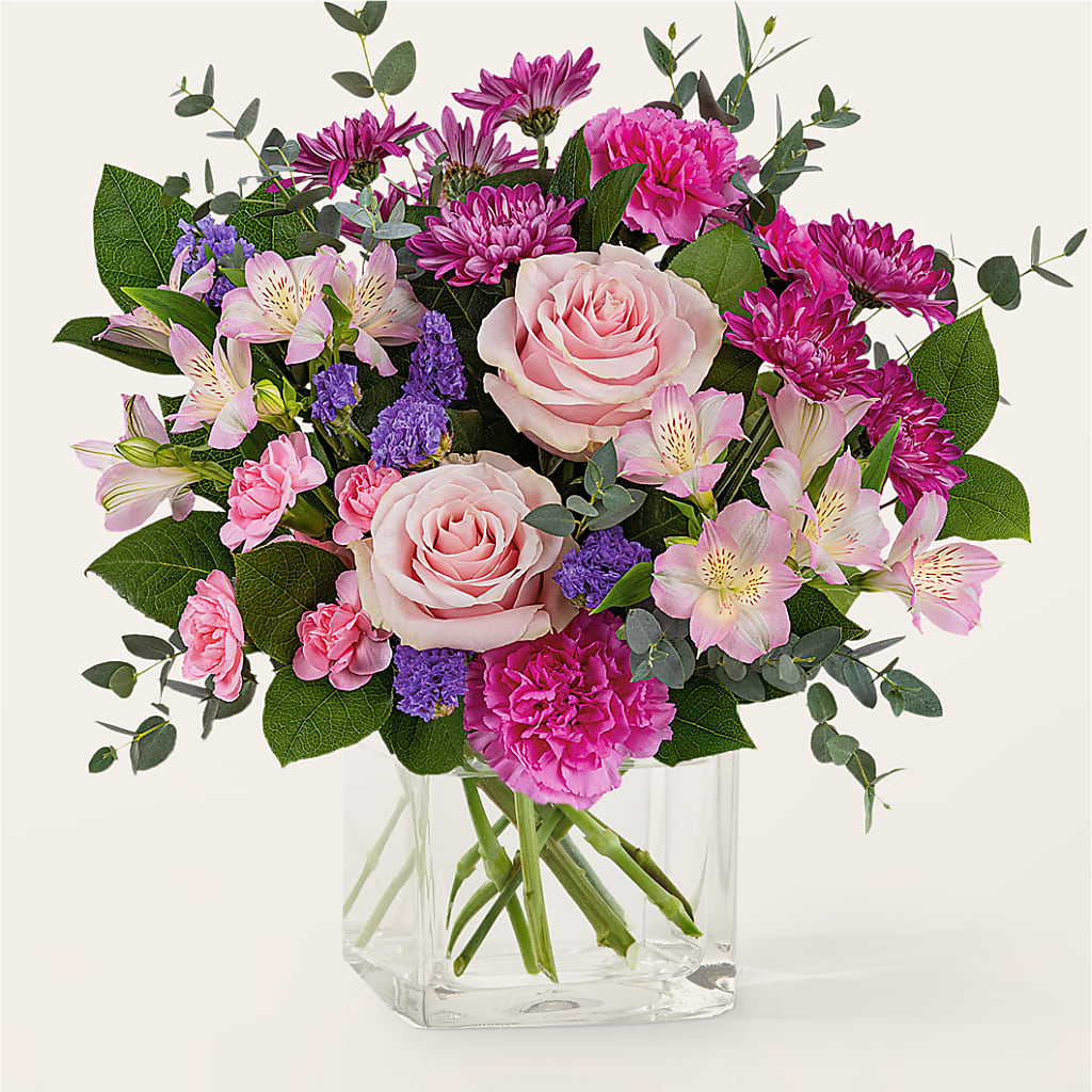 Rosy Radiance Bouquet – Sb Floral Too, Davenport IA