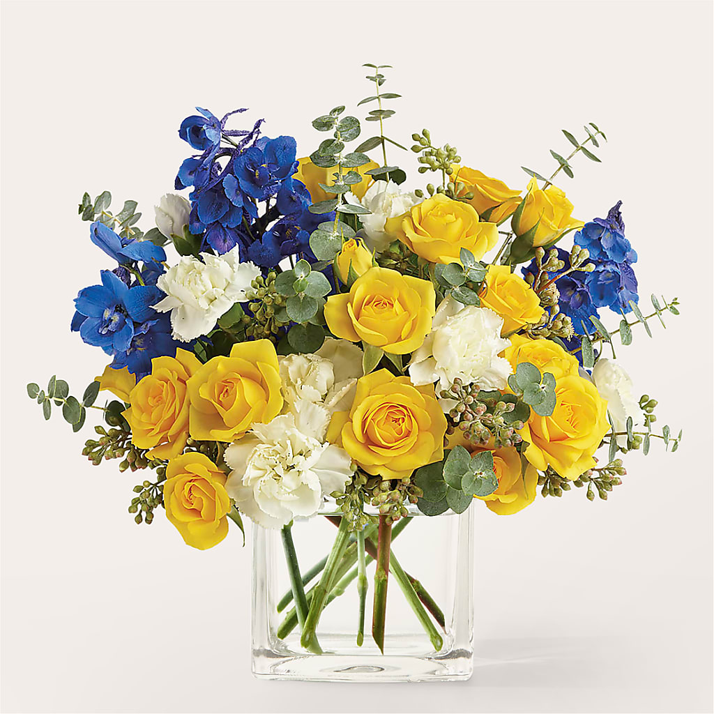 Sparkling Citrine Bouquet – Sb Floral Too, Davenport IA