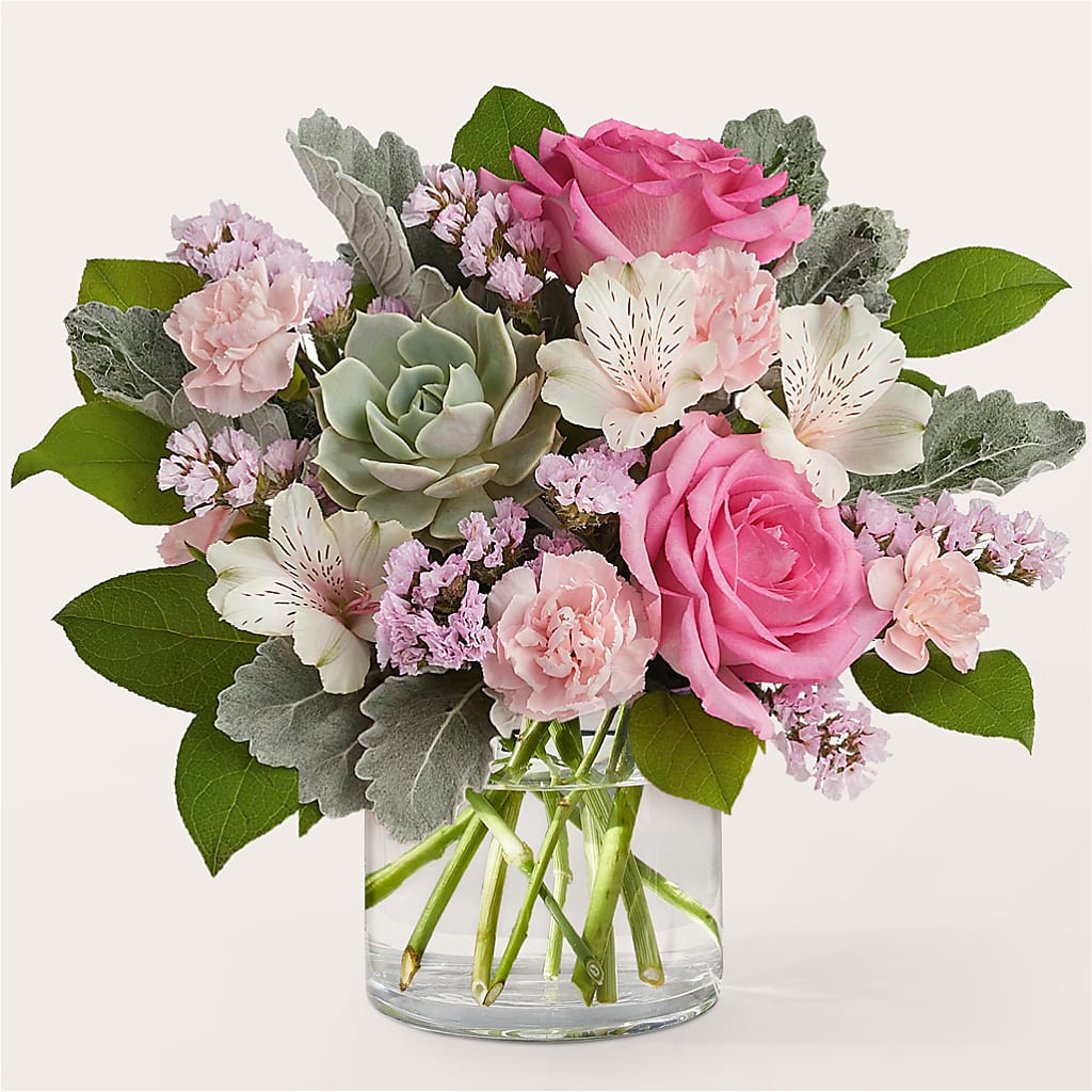 Dusty Rose Bouquet – Sb Floral Too, Davenport IA