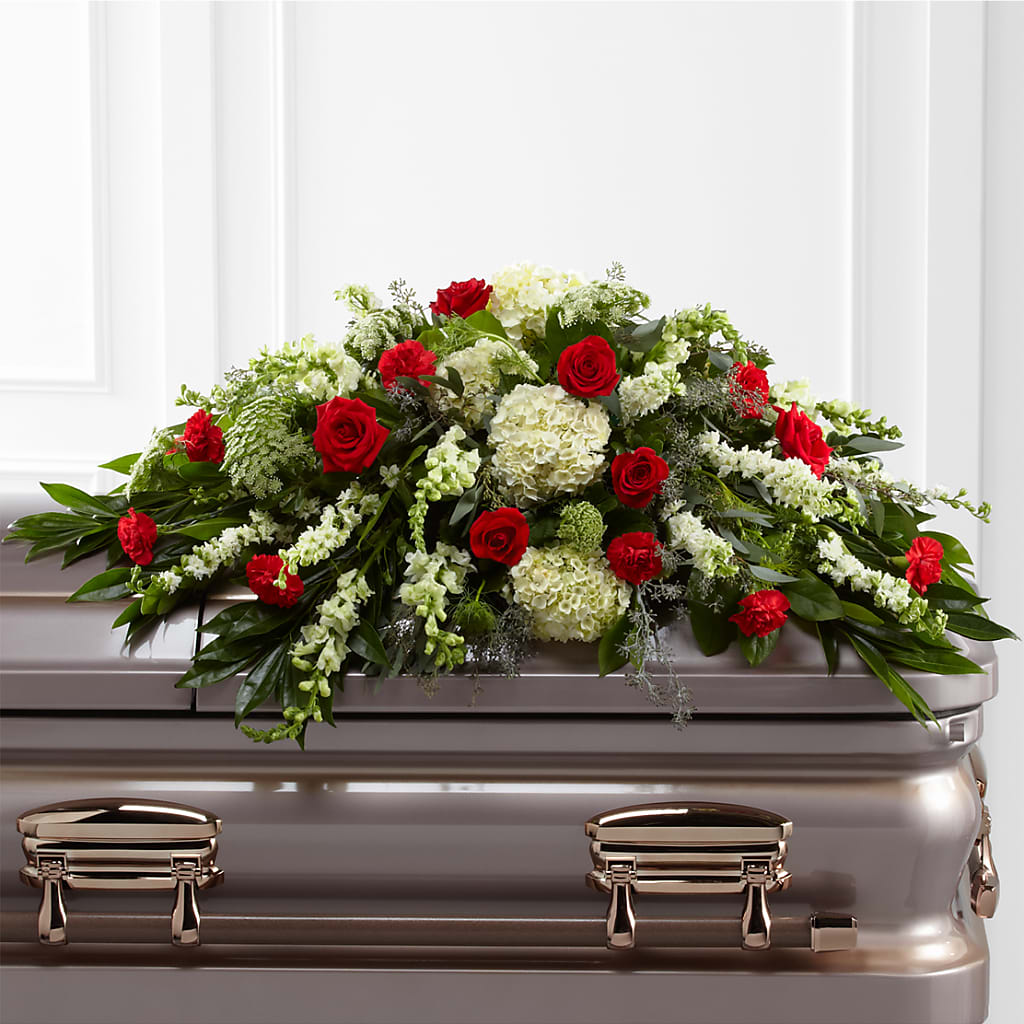 Sincerity Casket Spray – Sb Floral Too, Davenport IA