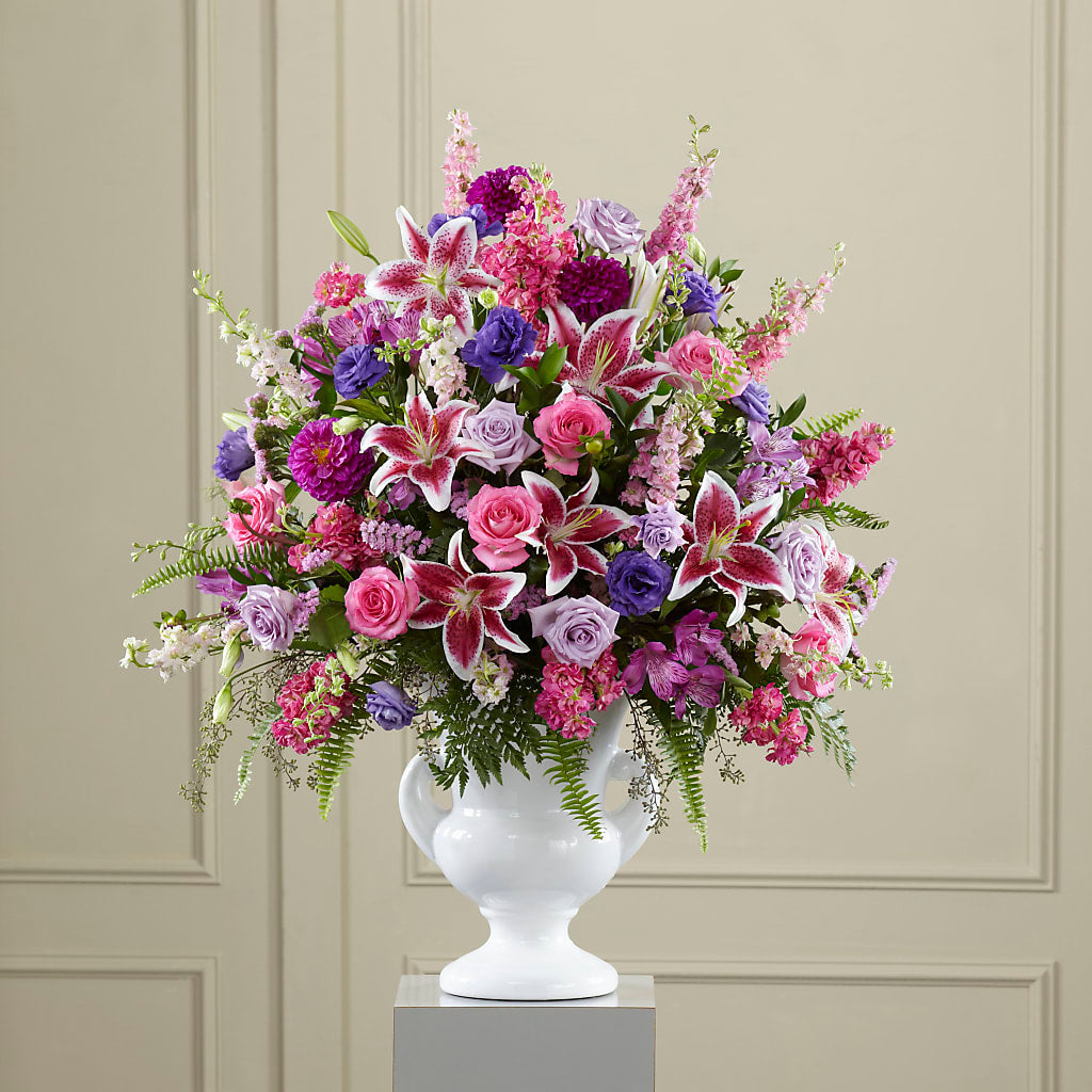Peaceful Tribute Arrangement – Sb Floral Too, Davenport IA
