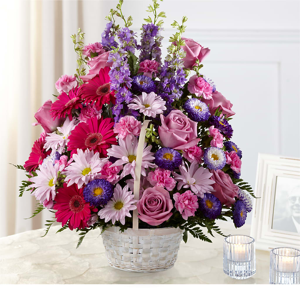 Pastel Peace Basket – Sb Floral Too, Davenport IA