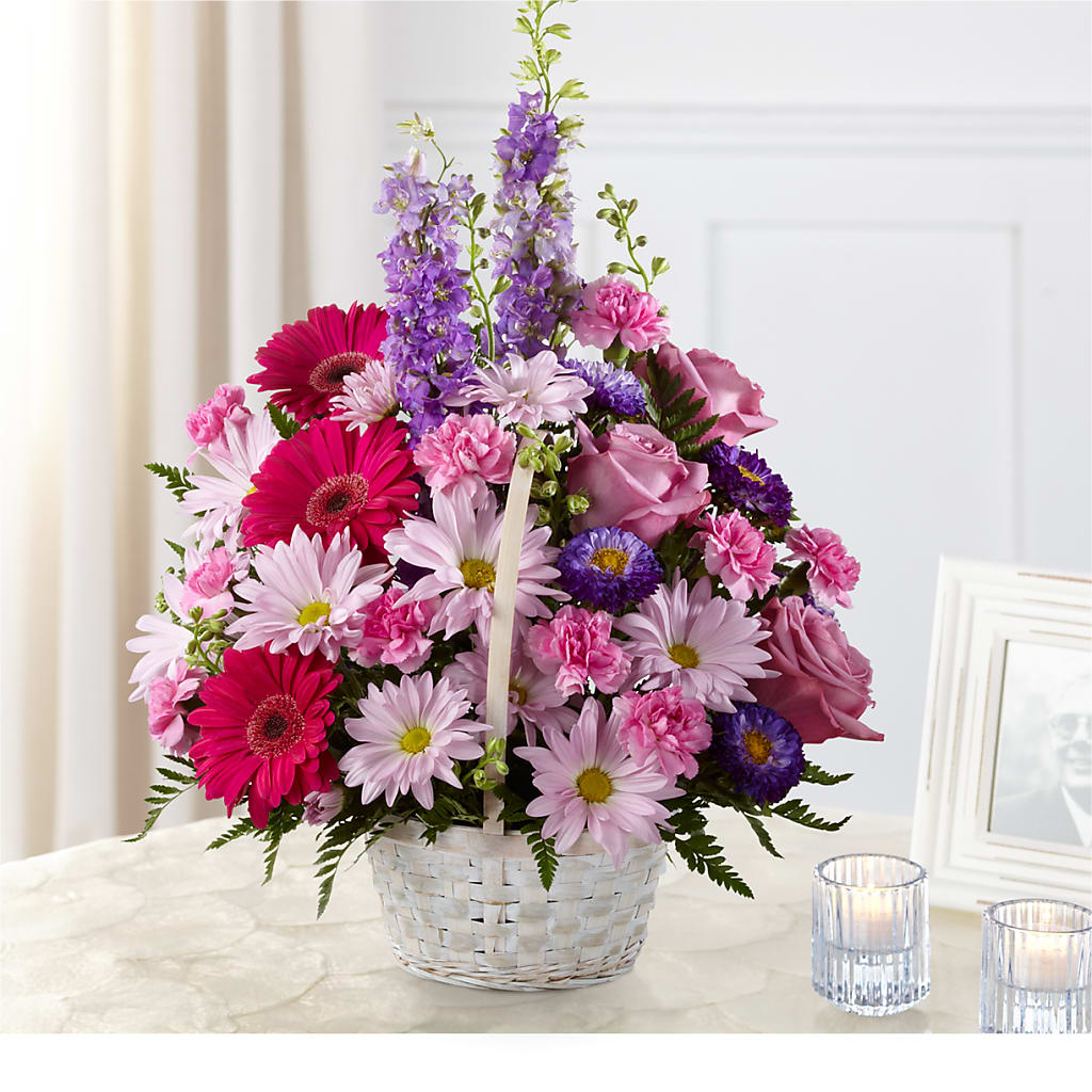 Pastel Peace Basket – Sb Floral Too, Davenport IA