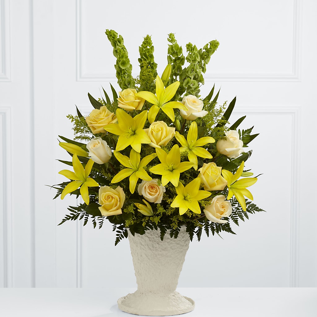 Golden Memories Arrangement – Sb Floral Too, Davenport IA