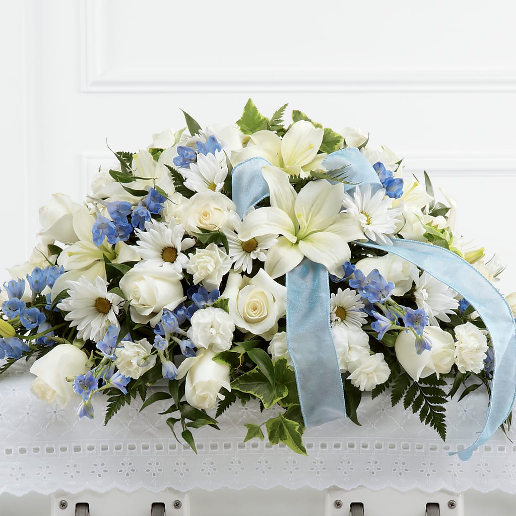 Tender Treasure Casket Spray – Sb Floral Too, Davenport IA