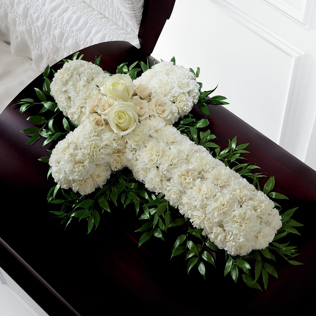 Peaceful Memories Casket Spray (Standard) – Sb Floral Too, Davenport IA