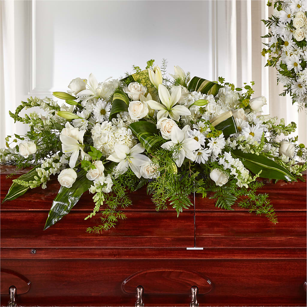 Abundance Casket Spray – Sb Floral Too, Davenport IA