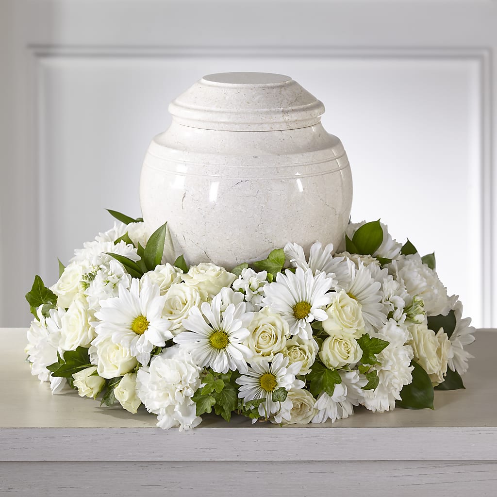 Ivory Gardens Cremation Adornment – Sb Floral Too, Davenport IA