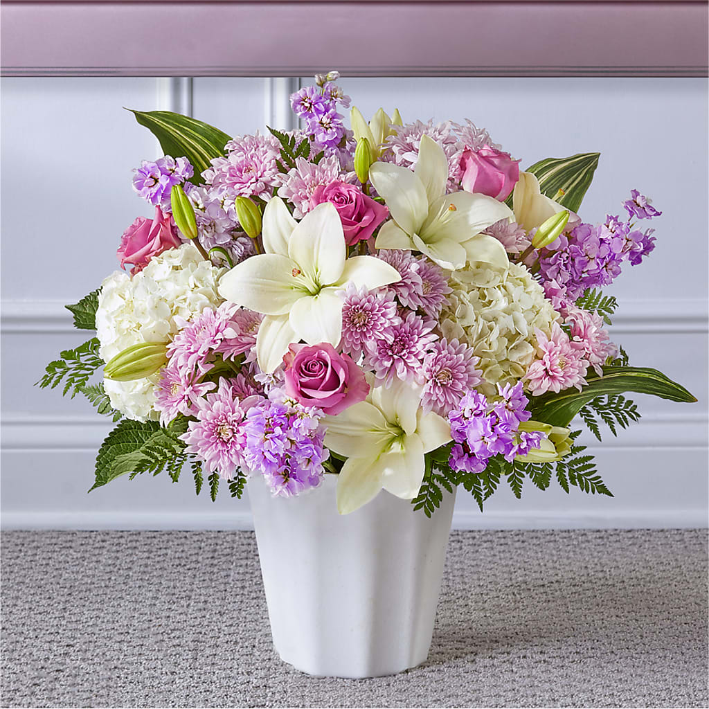 Heaven Sent Floor Basket – Sb Floral Too, Davenport IA