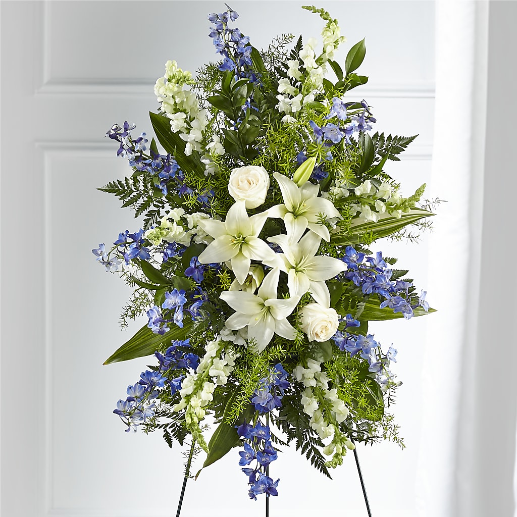 Faithful Friend Standing Spray – Sb Floral Too, Davenport IA