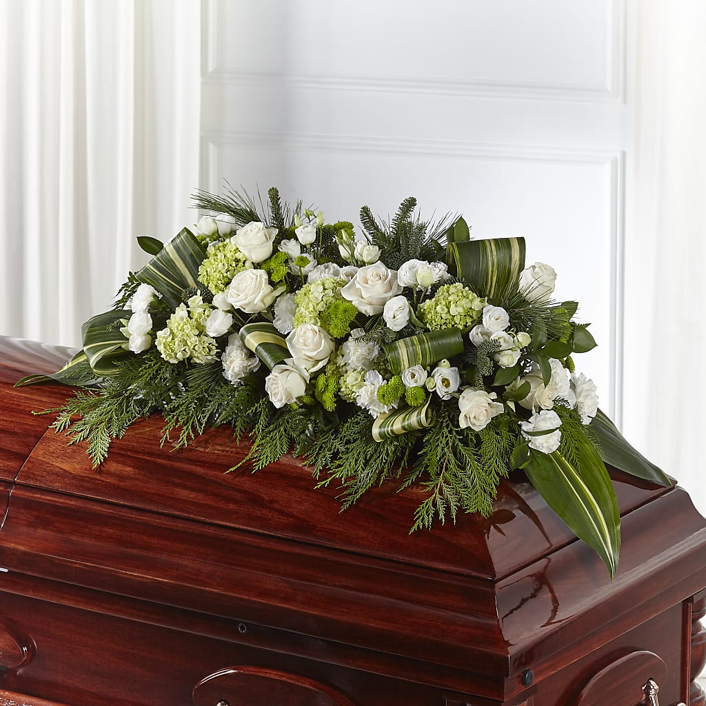 Hopeful Gesture Casket Spray – Sb Floral Too, Davenport IA