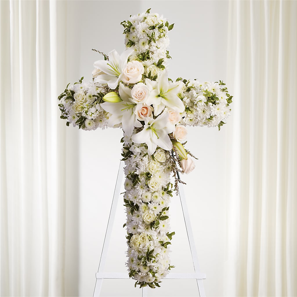 Spiritual Guidance Standing Spray – Sb Floral Too, Davenport IA