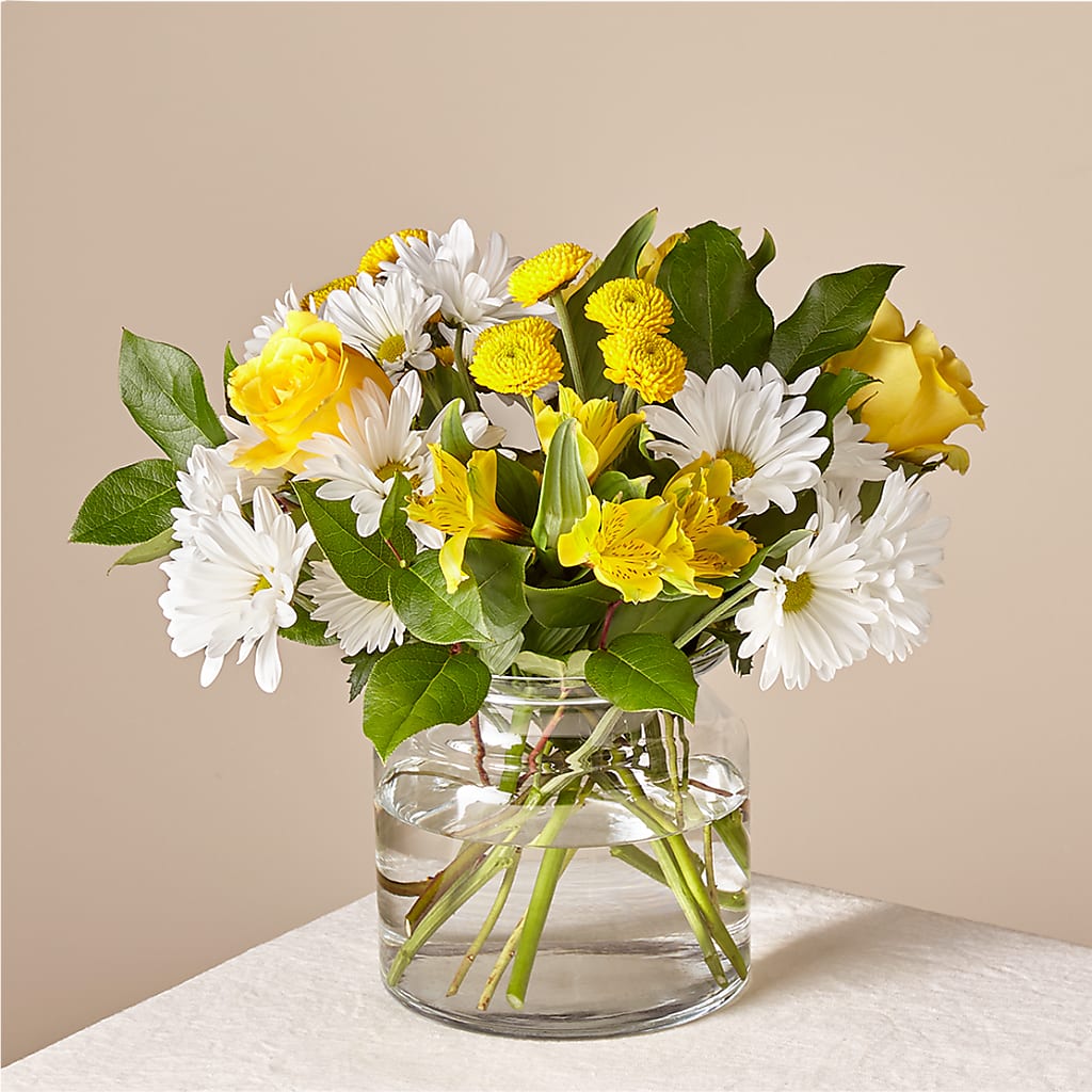Sunny Sentiments Bouquet – Sb Floral Too, Davenport IA
