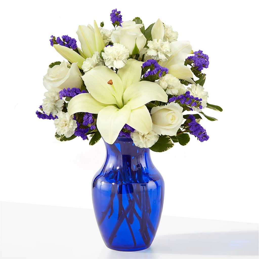 Sapphire Rush Bouquet – Sb Floral Too, Davenport IA