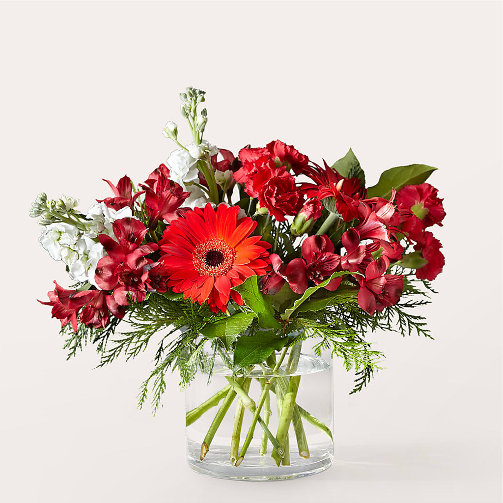 Holidaisy Bouquet – Sb Floral Too, Davenport IA
