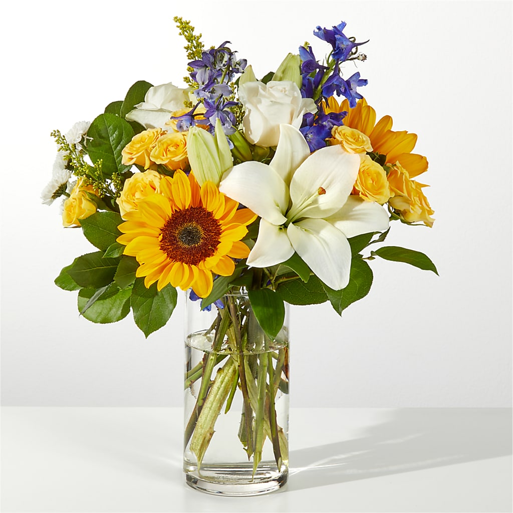 Wonderfully Sunny Bouquet – Sb Floral Too, Davenport IA