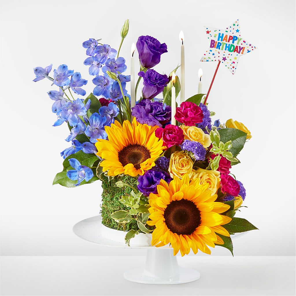 Star of the Day Floral Cake – Sb Floral Too, Davenport IA
