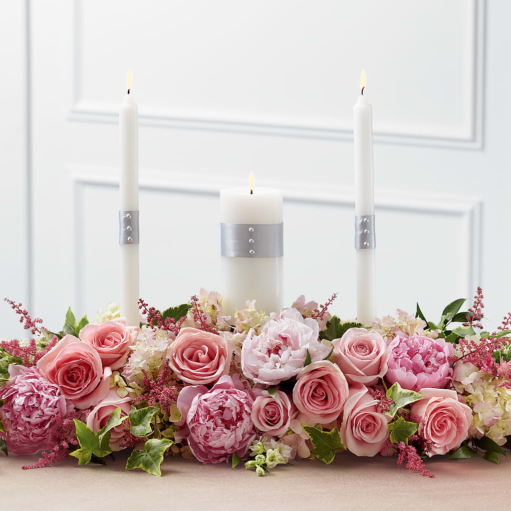 Worldwide Romance Unity Candle Arrangement – Sb Floral Too, Davenport IA