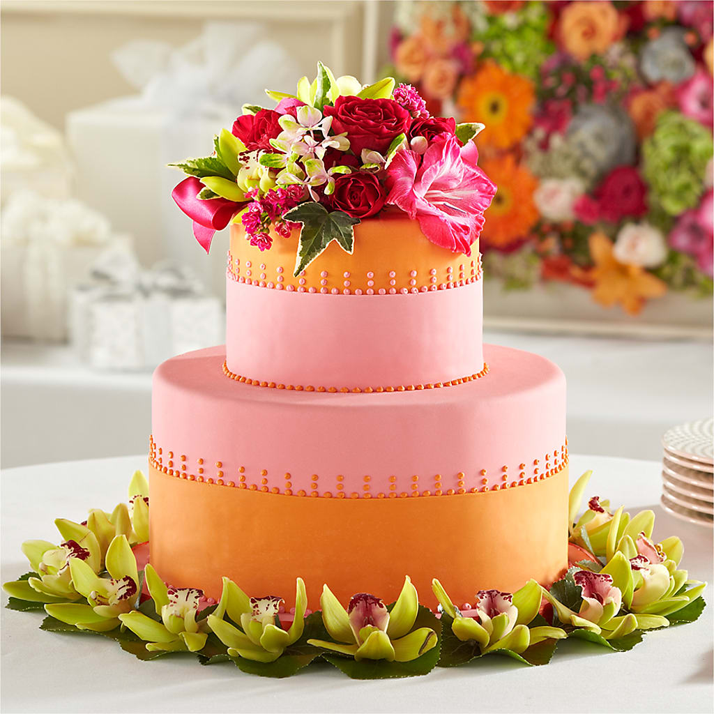 Sweet Citrus Cake Decor – Sb Floral Too, Davenport IA