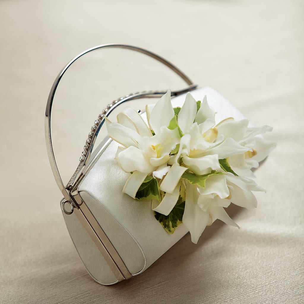 White Purse Decor – Sb Floral Too, Davenport IA