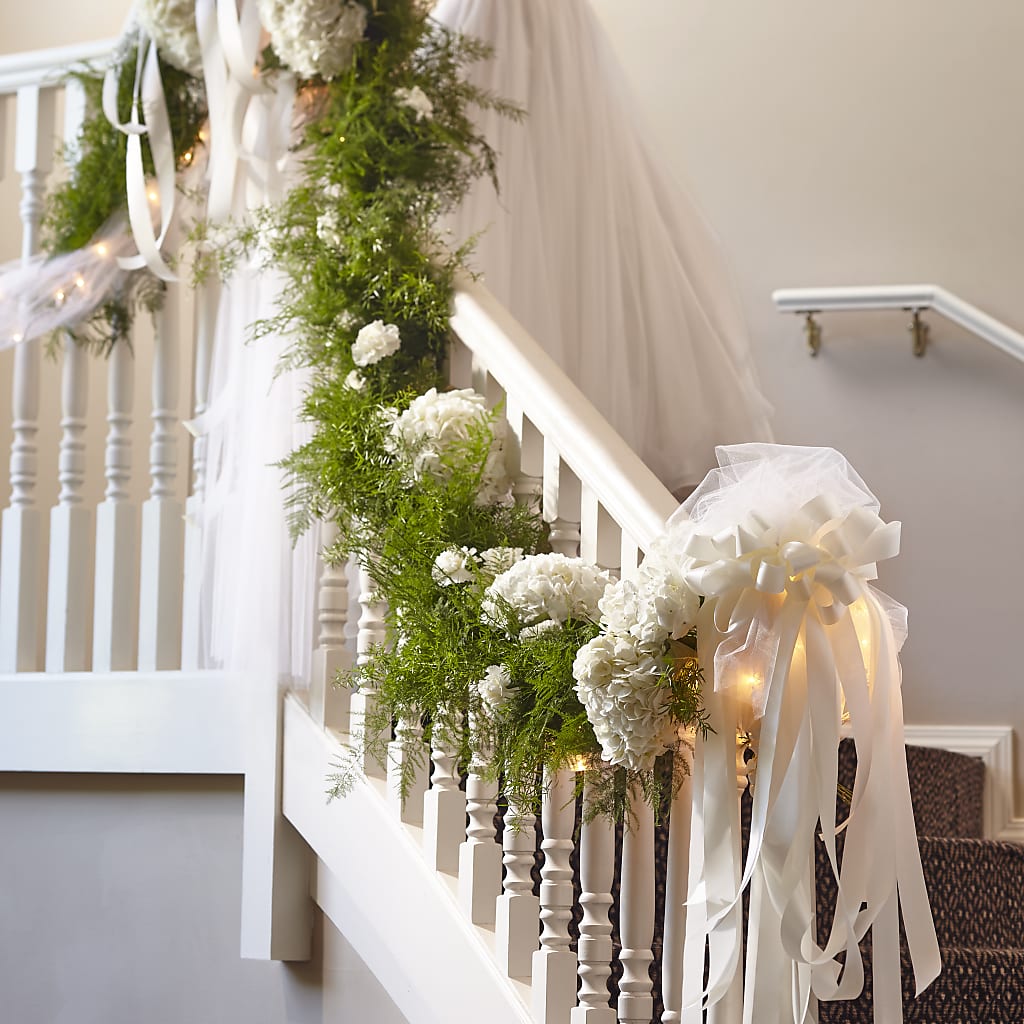 Champagne Dreams Garland – Sb Floral Too, Davenport IA