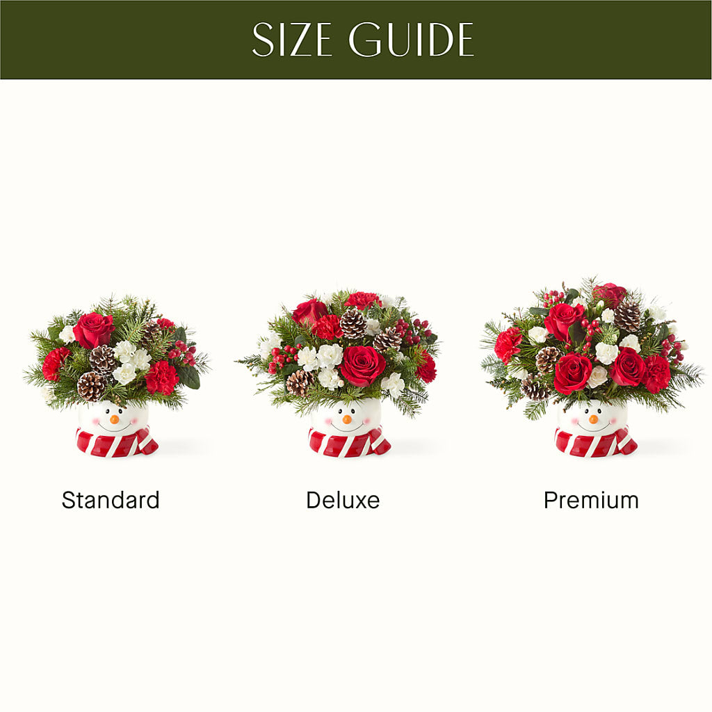 Jolly Snowman Bouquet –  Sb Floral Too, Davenport IA