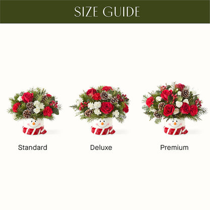 Jolly Snowman Bouquet –  Sb Floral Too, Davenport IA