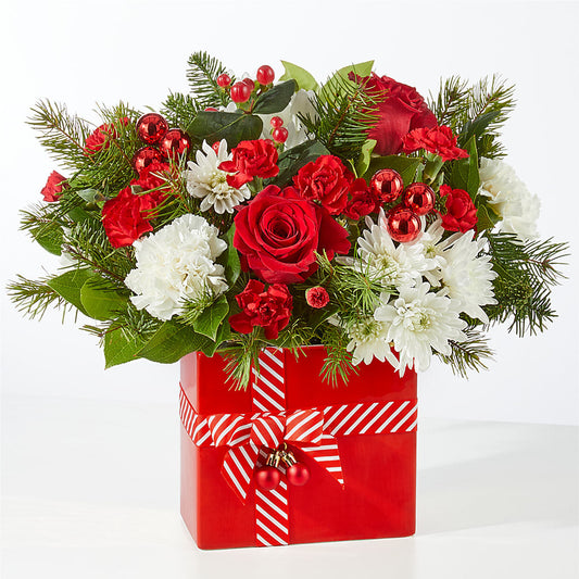Presents Under the Tree Bouquet –  Sb Floral Too, Davenport IA