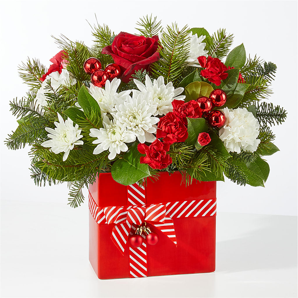 Presents Under the Tree Bouquet –  Sb Floral Too, Davenport IA