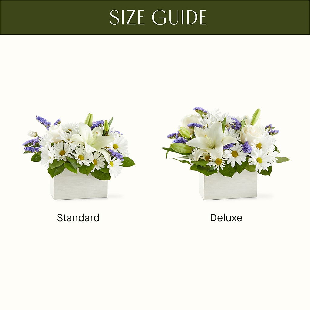 Beyond Blue Box Bouquet –  Sb Floral Too, Davenport IA