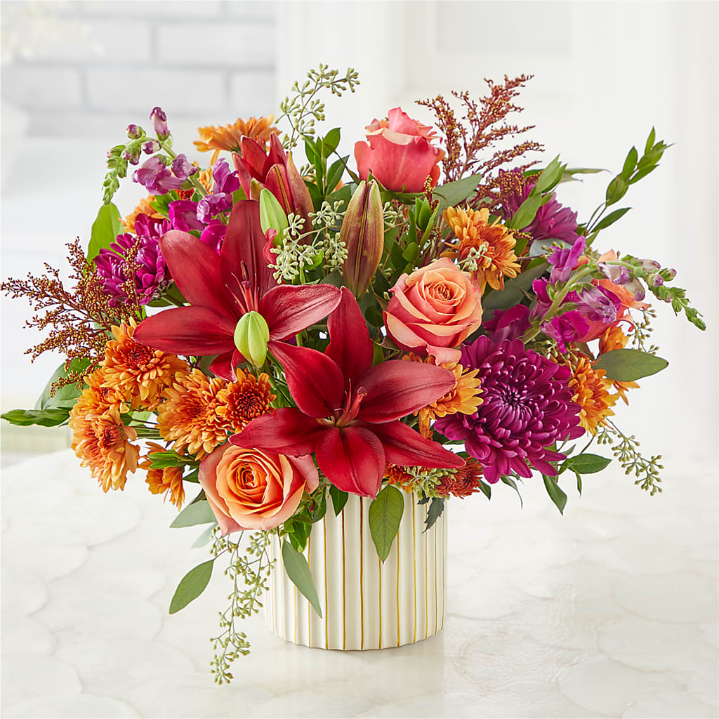 Burgundy Landscape Bouquet –  Sb Floral Too, Davenport IA