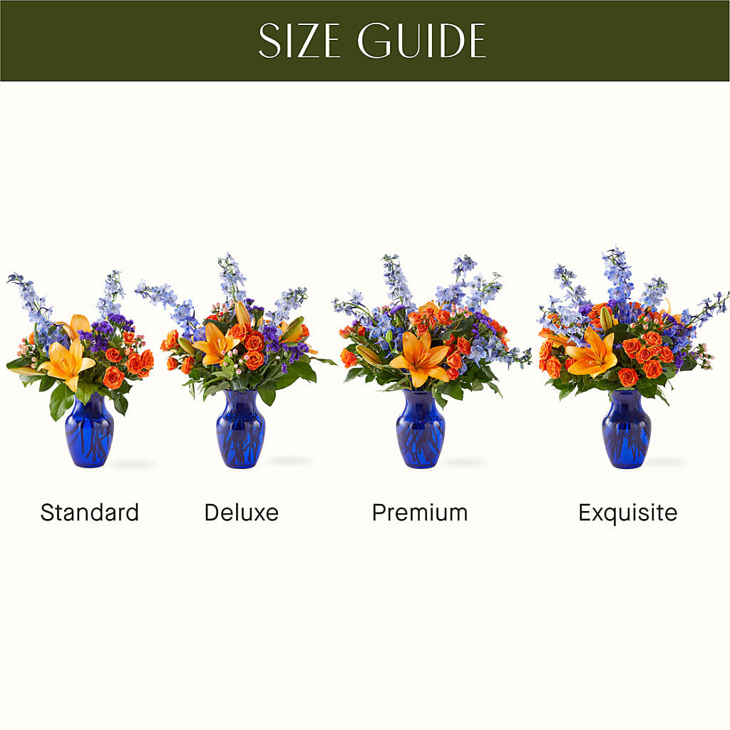 Radiant Citrus Bouquet –  Sb Floral Too, Davenport IA