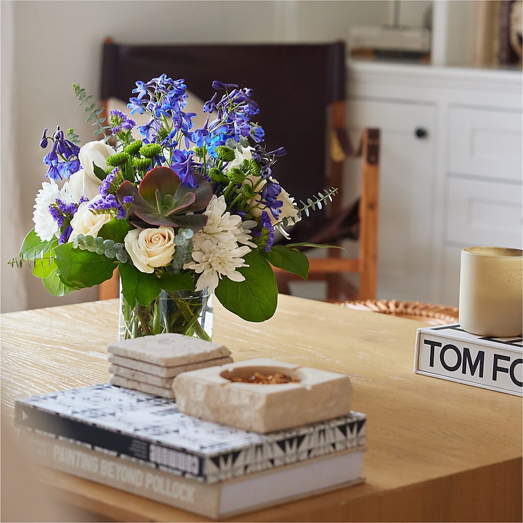 Cerulean Waves Bouquet –  Sb Floral Too, Davenport IA