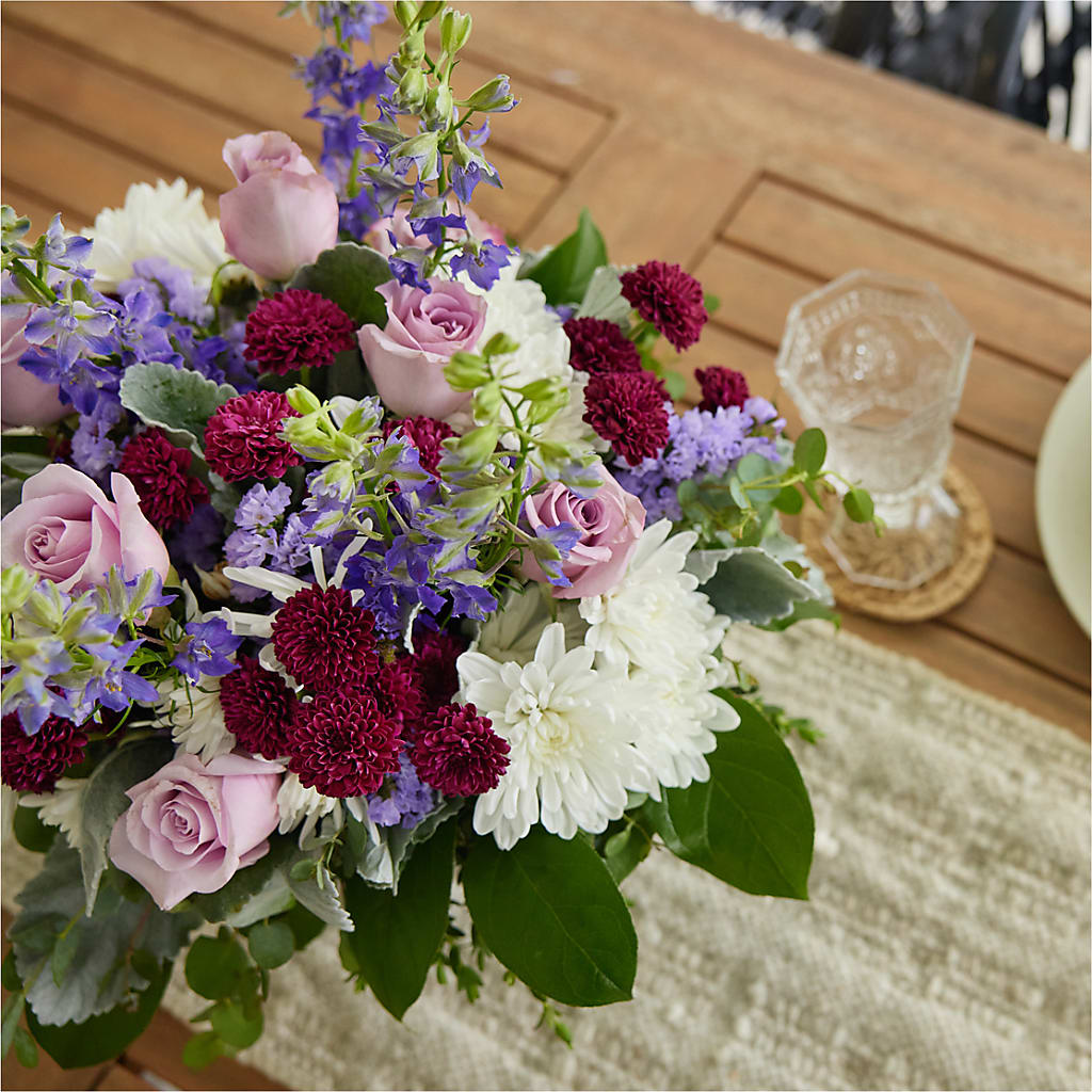 Violet Frost Bouquet –  Sb Floral Too, Davenport IA