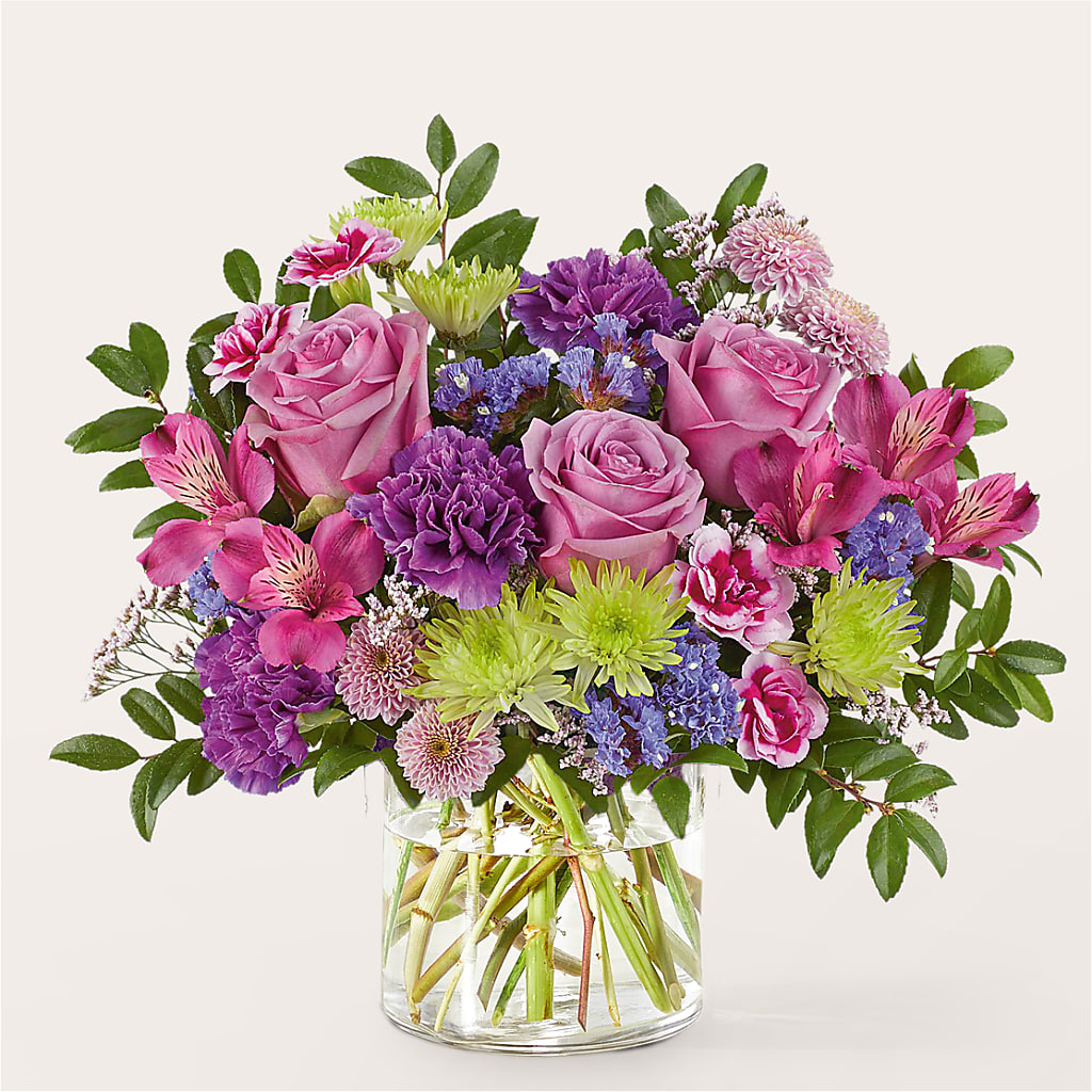 Glass Half Full Bouquet –  Sb Floral Too, Davenport IA