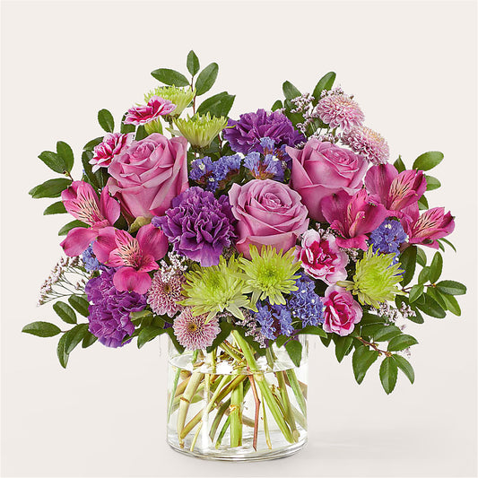 Glass Half Full Bouquet –  Sb Floral Too, Davenport IA