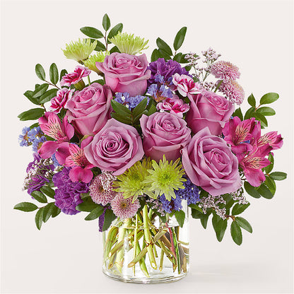 Glass Half Full Bouquet –  Sb Floral Too, Davenport IA