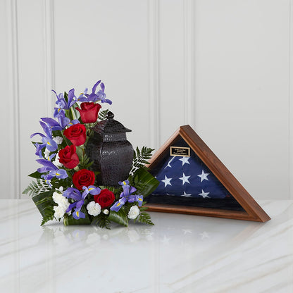 Patriotic Tribute Arrangement –  Sb Floral Too, Davenport IA