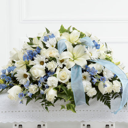 Tender Treasure Casket Spray –  Sb Floral Too, Davenport IA