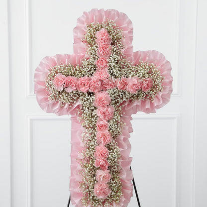 Angel's Cross Easel –  Sb Floral Too, Davenport IA