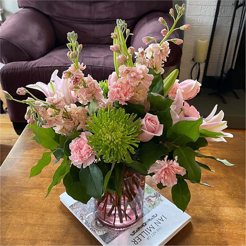 Pretty in Pink Bouquet –  Sb Floral Too, Davenport IA