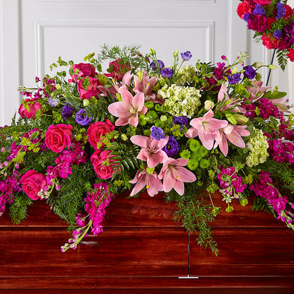 Radiant Tribute Casket Spray –  Sb Floral Too, Davenport IA
