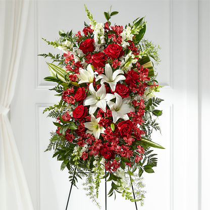Everlasting Memory Standing Spray –  Sb Floral Too, Davenport IA